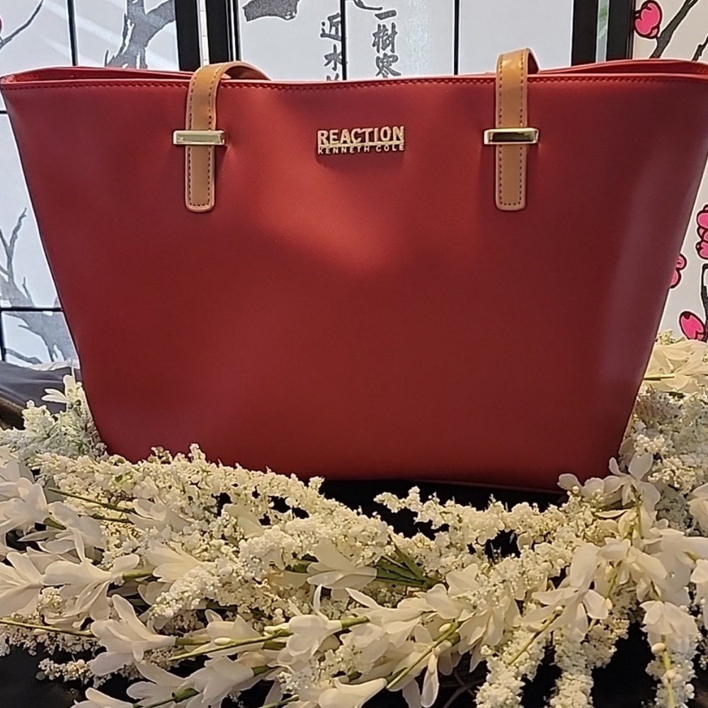 Kenneth Cole Reaction Cherry Red Tote